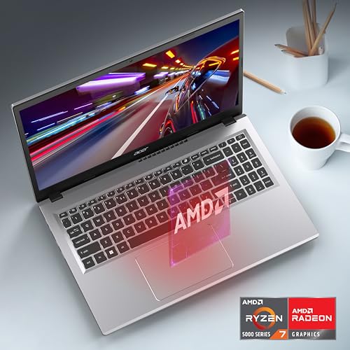 Acer Aspire 3 A315-24P-R7VH Slim Laptop | 15.6" Full HD IPS Display | AMD Ryzen 3 7320U Quad-Core Processor | AMD Radeon Graphics | 8GB LPDDR5 | 128GB NVMe SSD | Wi-Fi 6 | Windows 11 Home in S Mode