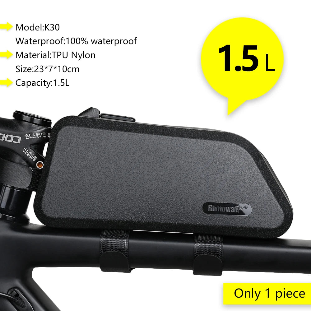 Rhinowalk Bicycle Bag Set Waterproof Bike Cycling Bag Sets Bicycle Saddle Handlebar Frame Tube Bag Road Bike Travel Accessories