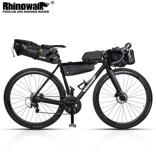 Rhinowalk Bicycle Bag Set Waterproof Bike Cycling Bag Sets Bicycle Saddle Handlebar Frame Tube Bag Road Bike Travel Accessories
