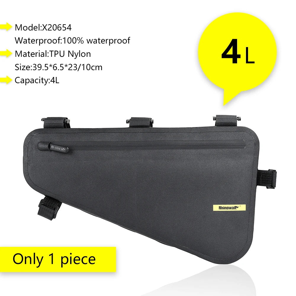 Rhinowalk Bicycle Bag Set Waterproof Bike Cycling Bag Sets Bicycle Saddle Handlebar Frame Tube Bag Road Bike Travel Accessories