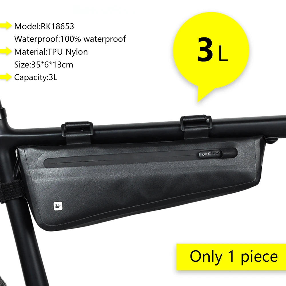 Rhinowalk Bicycle Bag Set Waterproof Bike Cycling Bag Sets Bicycle Saddle Handlebar Frame Tube Bag Road Bike Travel Accessories