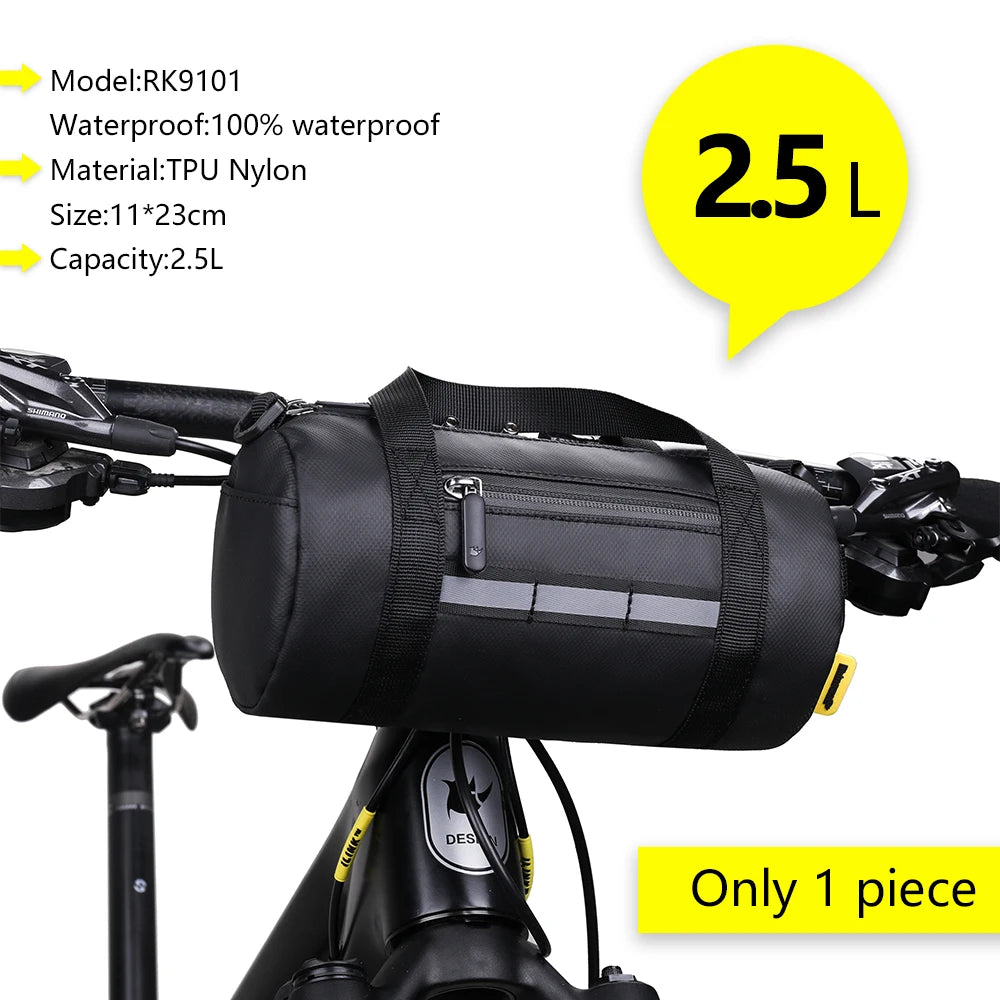 Rhinowalk Bicycle Bag Set Waterproof Bike Cycling Bag Sets Bicycle Saddle Handlebar Frame Tube Bag Road Bike Travel Accessories