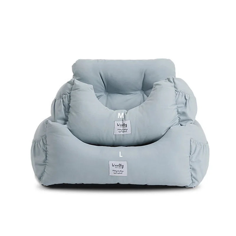 2 in 1 Pet Dog Carrier Folding Pet Car Seat Pad Safe Carry House Puppy Bag Car Travel Accessories Waterproof Dog Seat Bag Basket