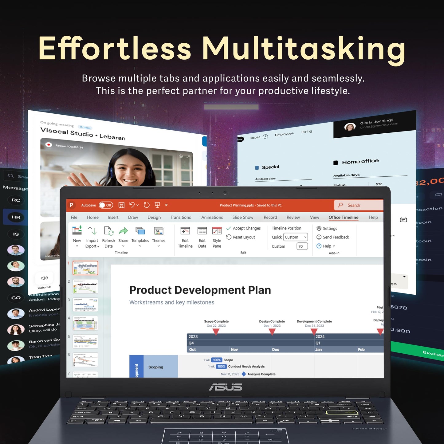 ASUS 14" FHD Laptop, Intel Pentium N6000 Processor, 4GB RAM, 224GB Storage(64GB eMMC+160GB Docking Station Set), Intel UHD Graphics, Webcam, Bluetooth, Win 11, Star Black