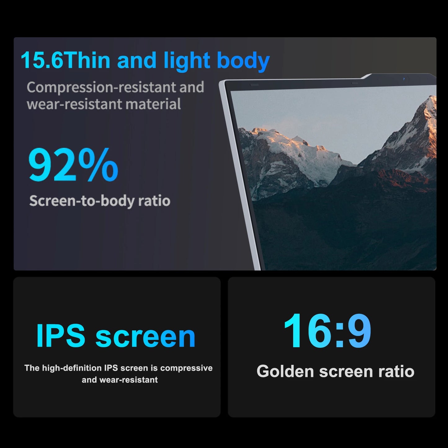 YEPO Gaming laptops  Intel Core i7-6500U 32GB Ram 2TB SSD Windows 11 Notebooks Backlit Wifi Computer PC Gaming Laptop Computer