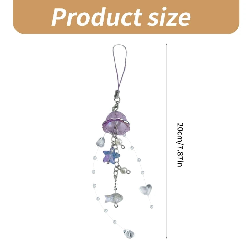 2023 New Trendy Pearls and Crystal Star Phone Keychain Phone Charm Accessory for Fashionable Individuals Women Stylish Outfits