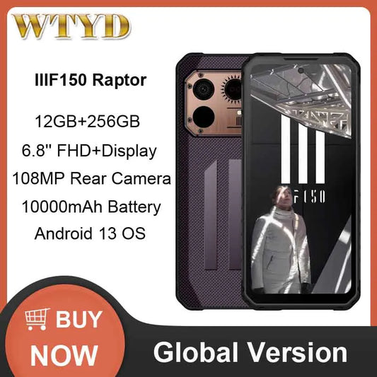 IIIF150 Raptor Rugged Phone Machine Thermal Imaging 12GB+256GB 108MP Camera 4G UltraThin 6.8'' Android 13 10000mAh  Smartphone